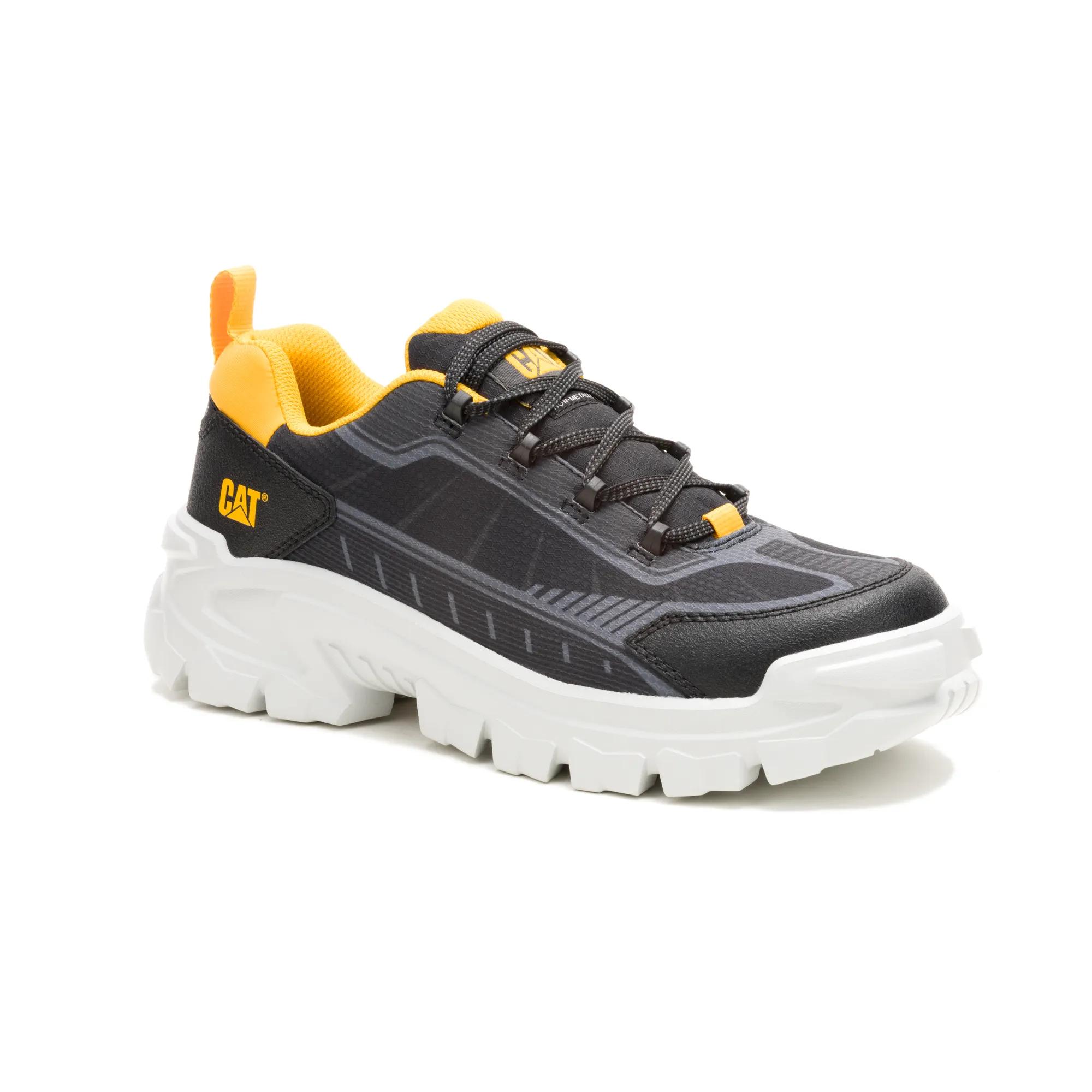 Invader Sport Lo Mesh Composite Toe Work Shoe, Black/Cat Yellow, dynamic 2