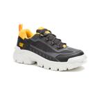 Invader Sport Lo Mesh Composite Toe Work Shoe, Black/Cat Yellow, dynamic 2