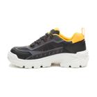 Invader Sport Lo Mesh Composite Toe Work Shoe, Black/Cat Yellow, dynamic 4