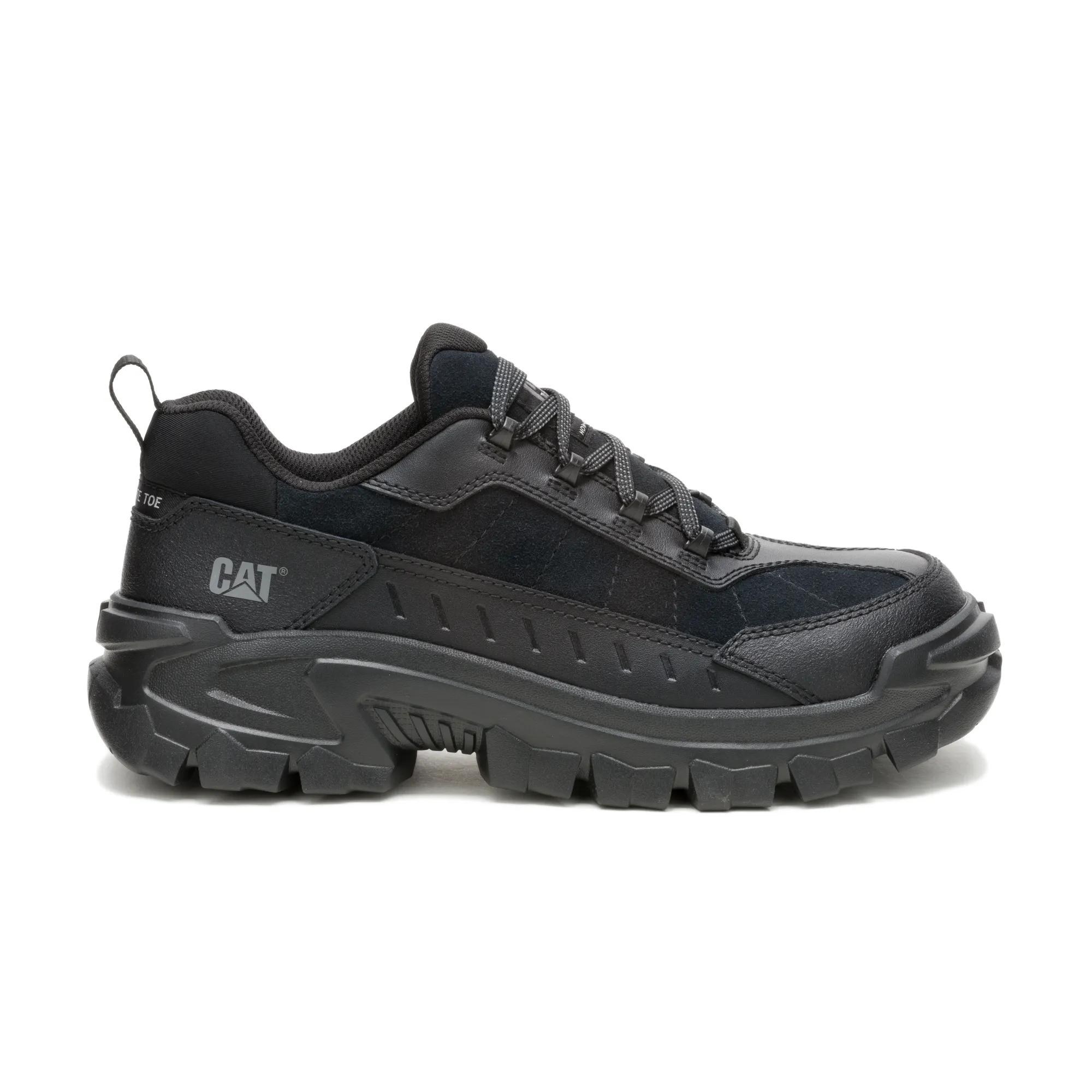 Invader Sport Lo Leather Composite Toe Work Shoe, Black, dynamic 1