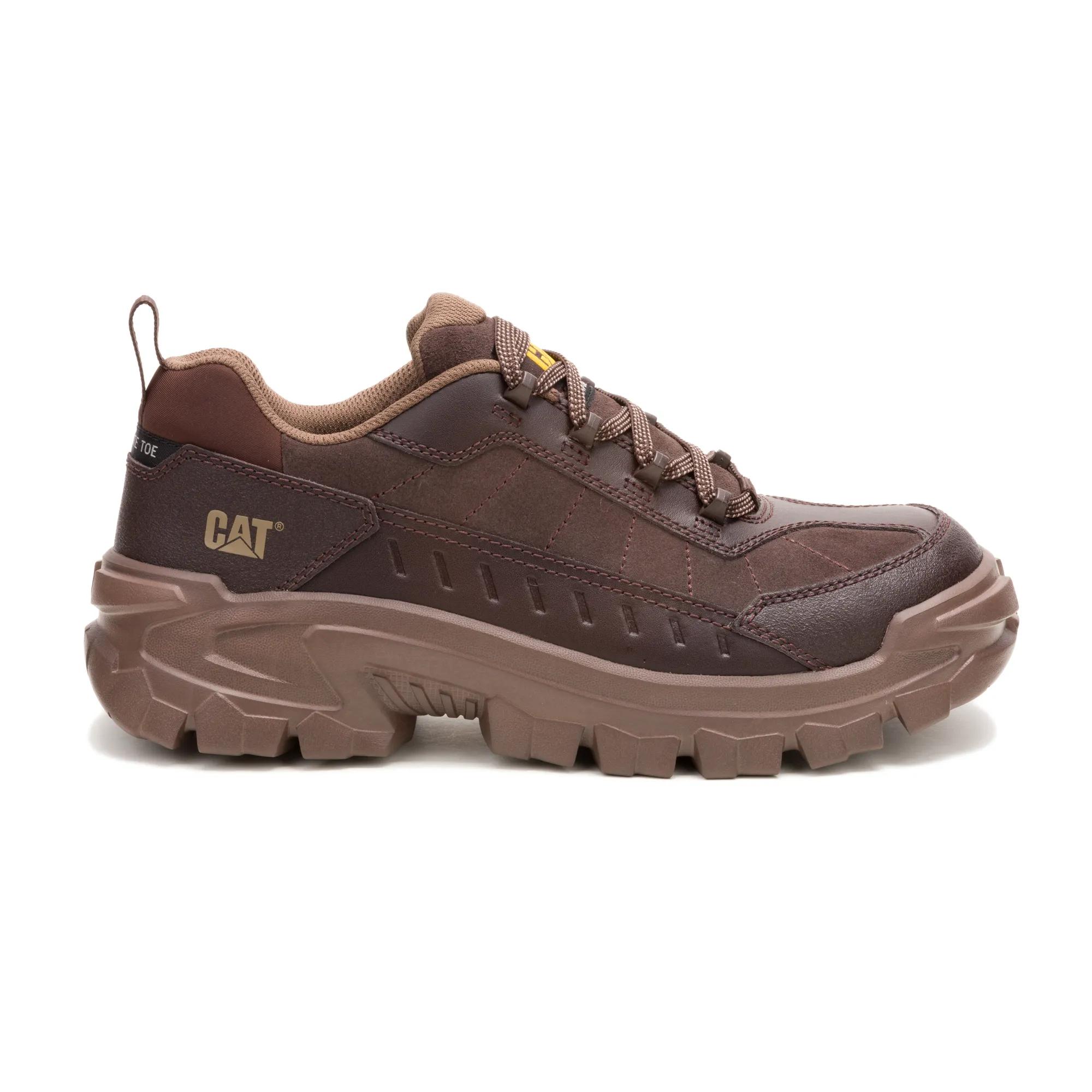 Invader Sport Lo Leather Composite Toe Work Shoe, Coffee Bean, dynamic