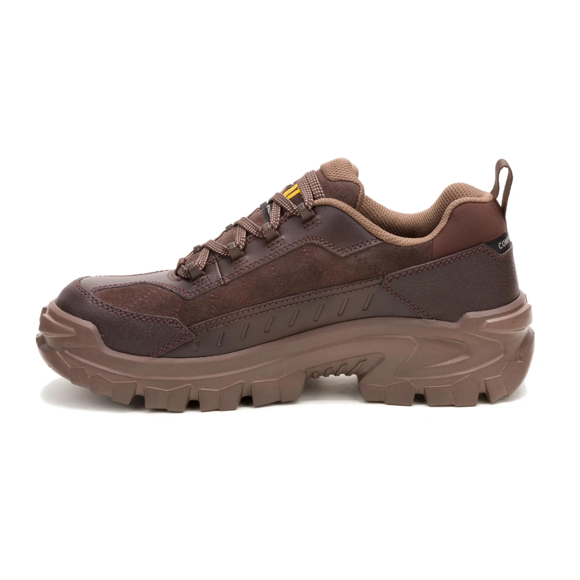Invader Sport Lo Leather Composite Toe Work Shoe, Coffee Bean, dynamic 4