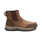 Threshold Rebound Chelsea Waterproof Steel Toe Work Boot, Bison, dynamic 1