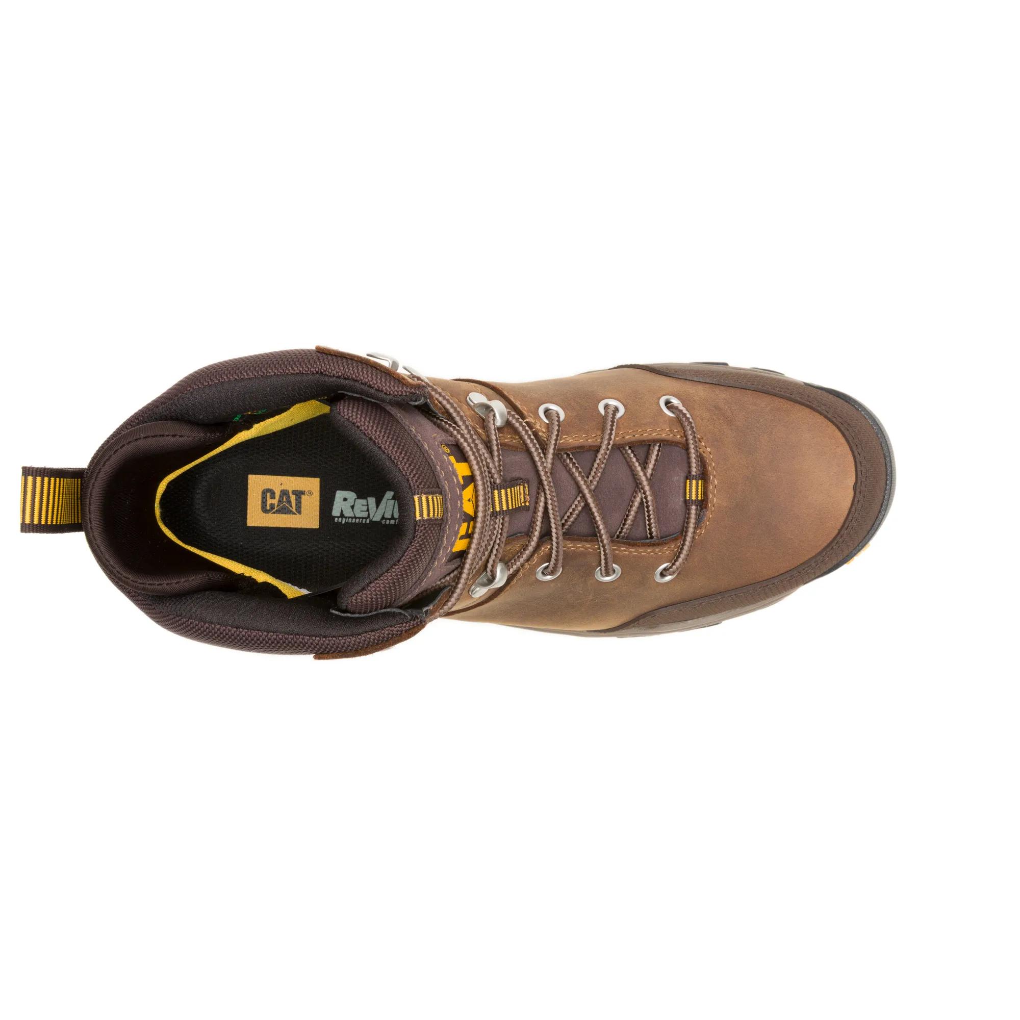 Threshold Rebound Hiker Waterproof Steel Toe Work Boot, Bison, dynamic 7