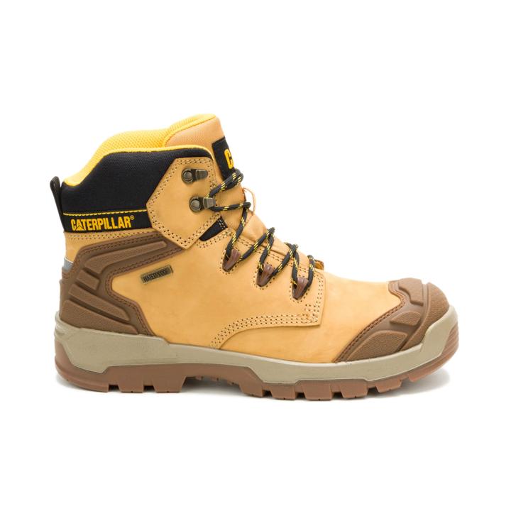 Striver XL Waterproof Steel Toe Work Boot, Honey, dynamic