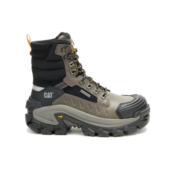Invader Max 8" Waterproof Thinsulate&trade; Composite Toe Work Boot, Gargoyle, dynamic