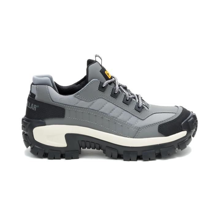 Invader Steel Toe Work Shoe, Grey, dynamic
