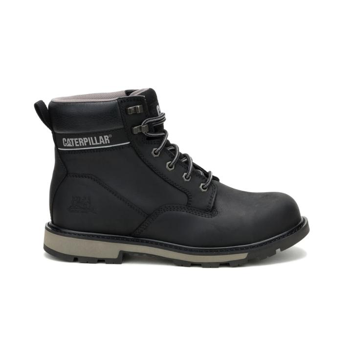 247 6" Steel Toe Work Boot, Black, dynamic