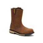 247 10" Welly Steel Toe Work Boot, Dark Brown, dynamic 2