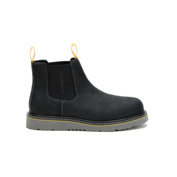 Reclaimer Wedge Chelsea Waterproof Steel Toe Work Boot, Black, dynamic