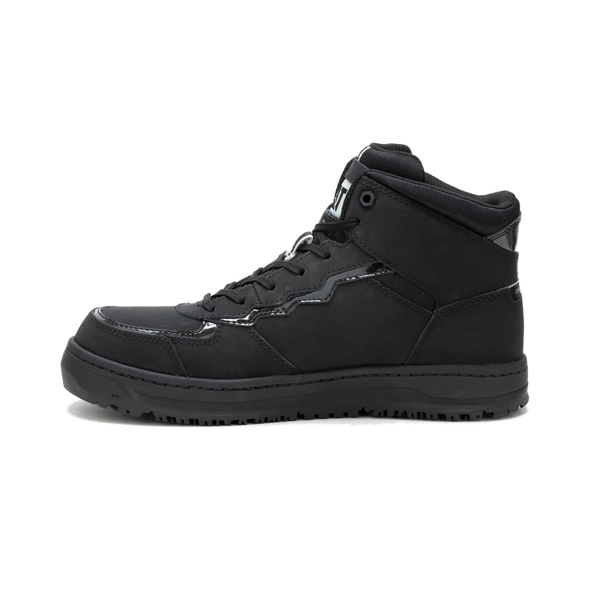 Streamline Court Mid Composite Toe Work Shoe, Black, dynamic 4