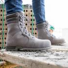 Echo Waterproof Steel Toe Work Boot, Frost Grey, dynamic 7