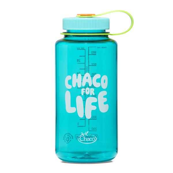 Nalgene 32oz Sustain Water Bottle, Cerulean, dynamic