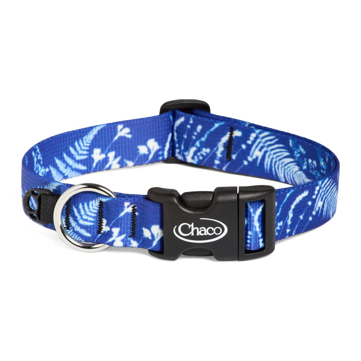 Chaco x KSX Art Dog Collar, Cyanotype Blue, dynamic 1