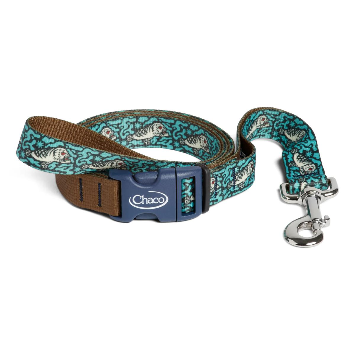 Chaco x Inked Traveler Dog Leash, Skulls, dynamic 1