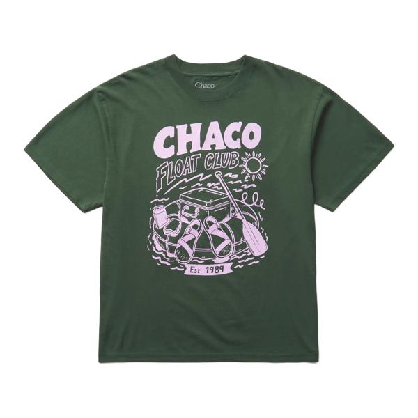 Logo Tee, Float Club - Forest Green, dynamic