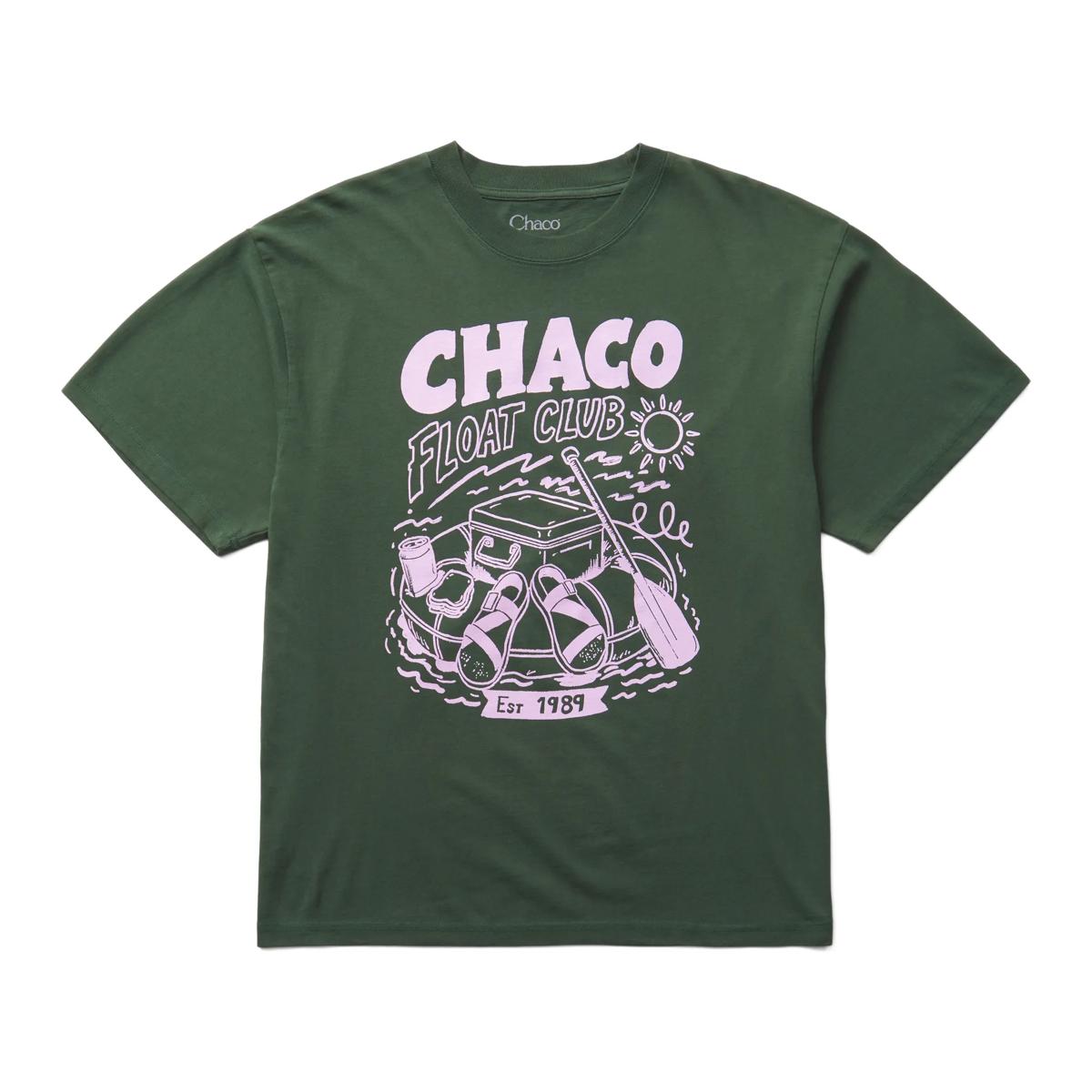 Logo Tee, Float Club - Forest Green, dynamic 1