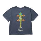 Boxy Logo Tee, Beaded Gecko - Washed Navy, dynamic 1