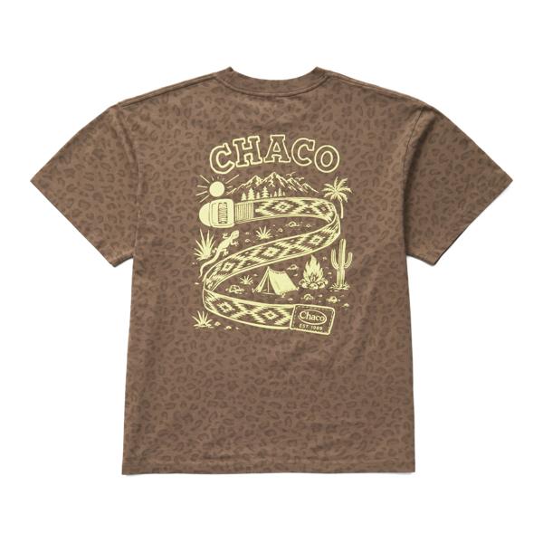 Logo Tee, Straps - Vintage Leopard, dynamic