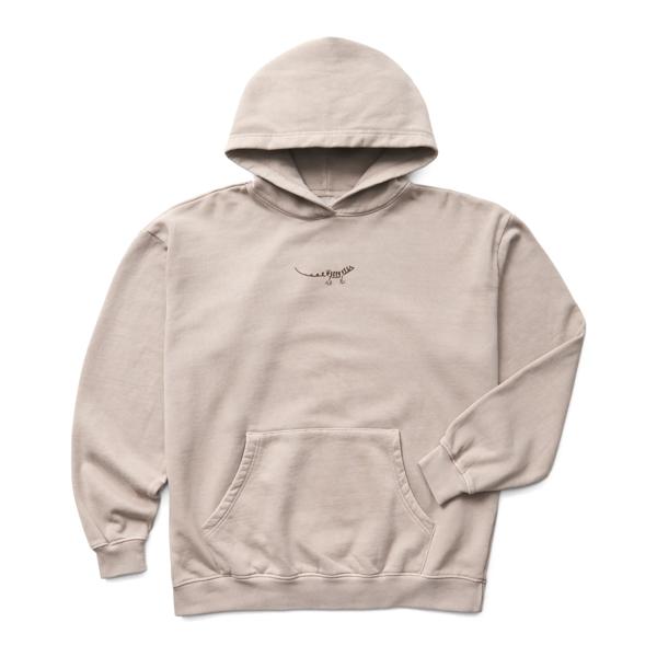 Hoodie, Skelly - String Tan, dynamic