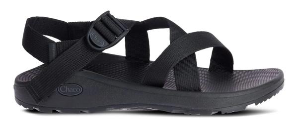 Z/Cloud Adjustable Strap Cushioned Sandal, Solid Black, dynamic