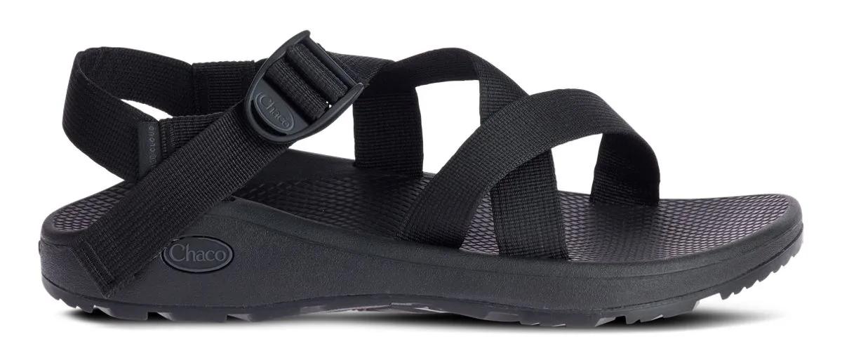 Z/Cloud Adjustable Strap Cushioned Sandal, Solid Black, dynamic 1