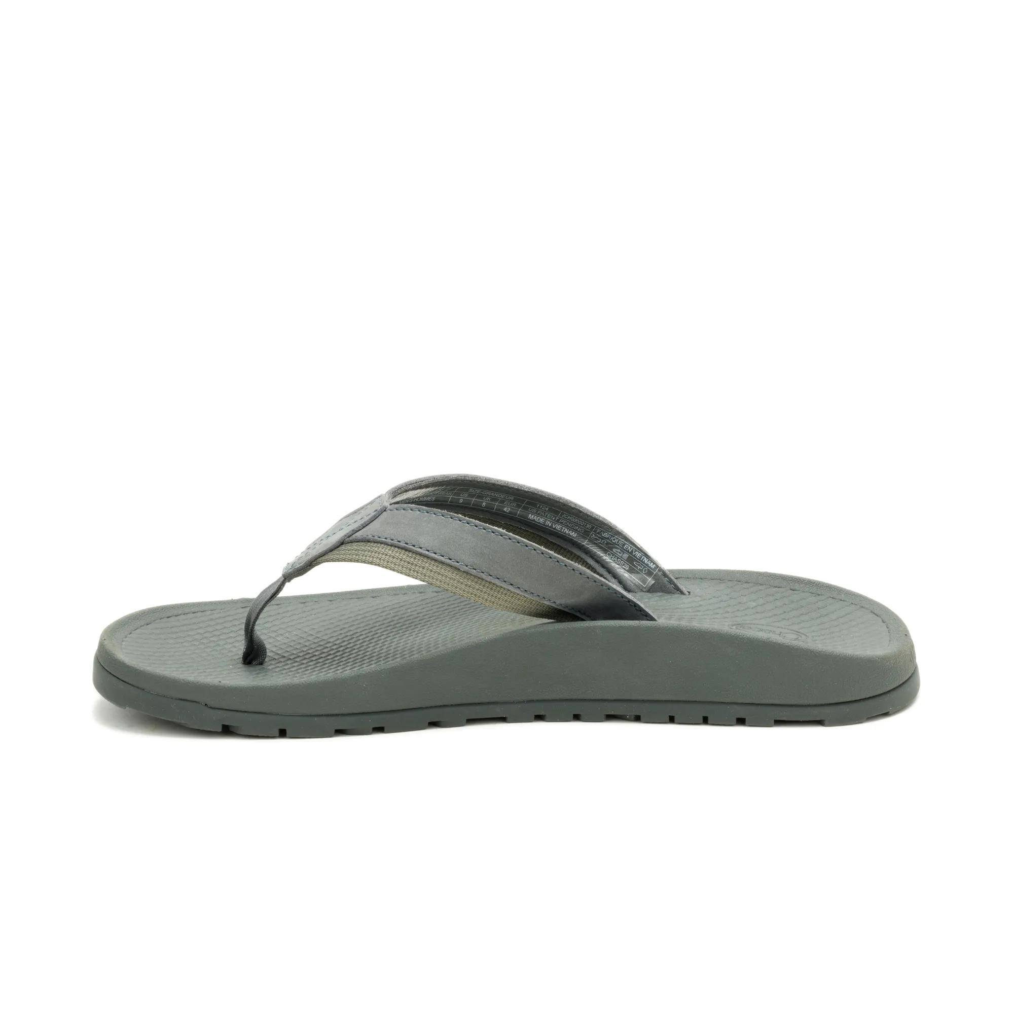 Lowdown Leather Flip Flop, Alloy, dynamic 6