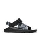 Mega Z/1 Wide-Strap Classic Sandal, Black Bandana, dynamic 1