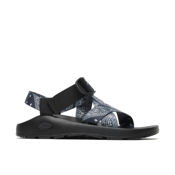 Mega Z/1 Wide-Strap Classic Sandal, Black Bandana, dynamic
