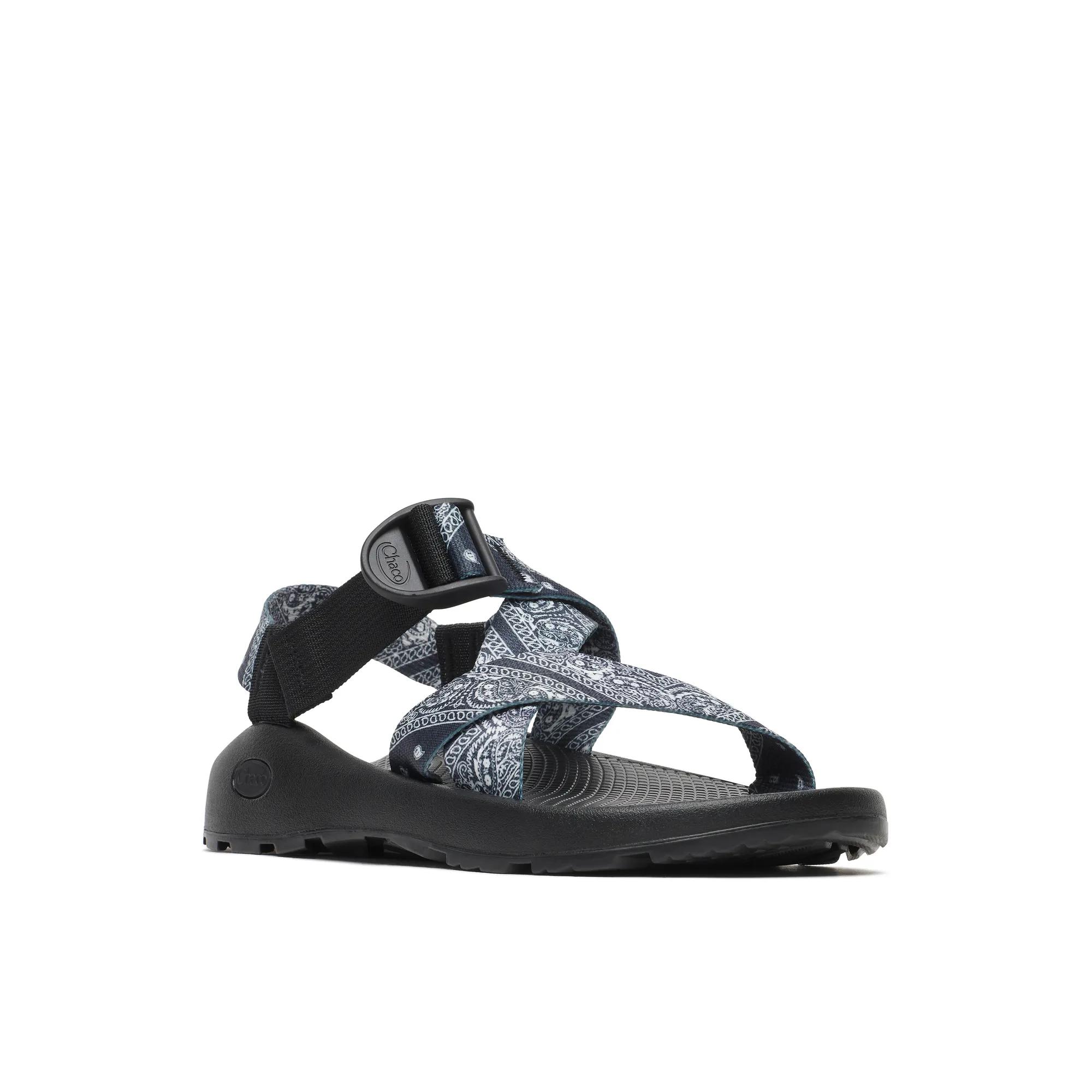 Mega Z/1 Wide-Strap Classic Sandal, Black Bandana, dynamic 2