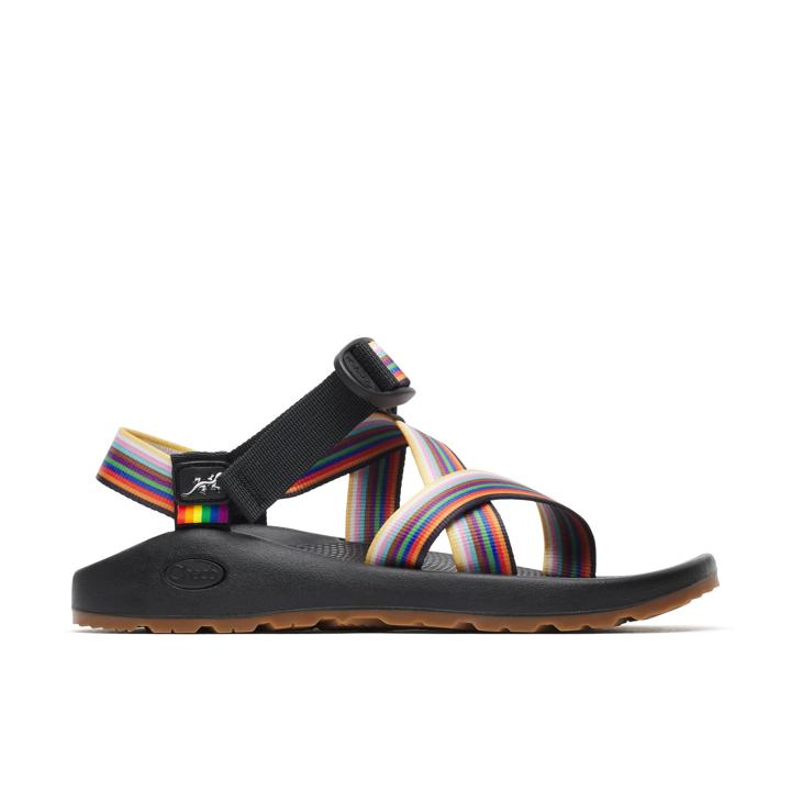 Pride Z/1 Wide-Width Classic Sandal, Stripe Rainbow, dynamic
