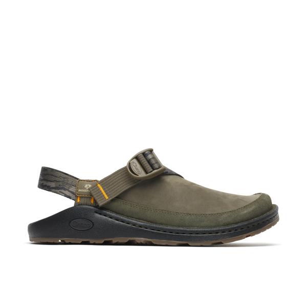 Chaco x Mossy Oak Canyon Leather Clog, Bottomland, dynamic