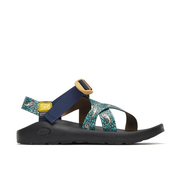 Chaco x Inked Traveler Z/1 Classic Sandal, Skulls, dynamic