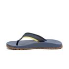 Lowdown Leather Flip Flop, Navy Night, dynamic 6