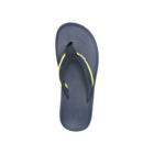 Lowdown Leather Flip Flop, Navy Night, dynamic 3
