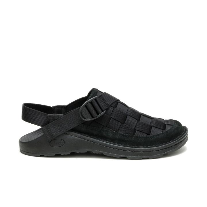 Canyon Woven Clog, Triple Black, dynamic