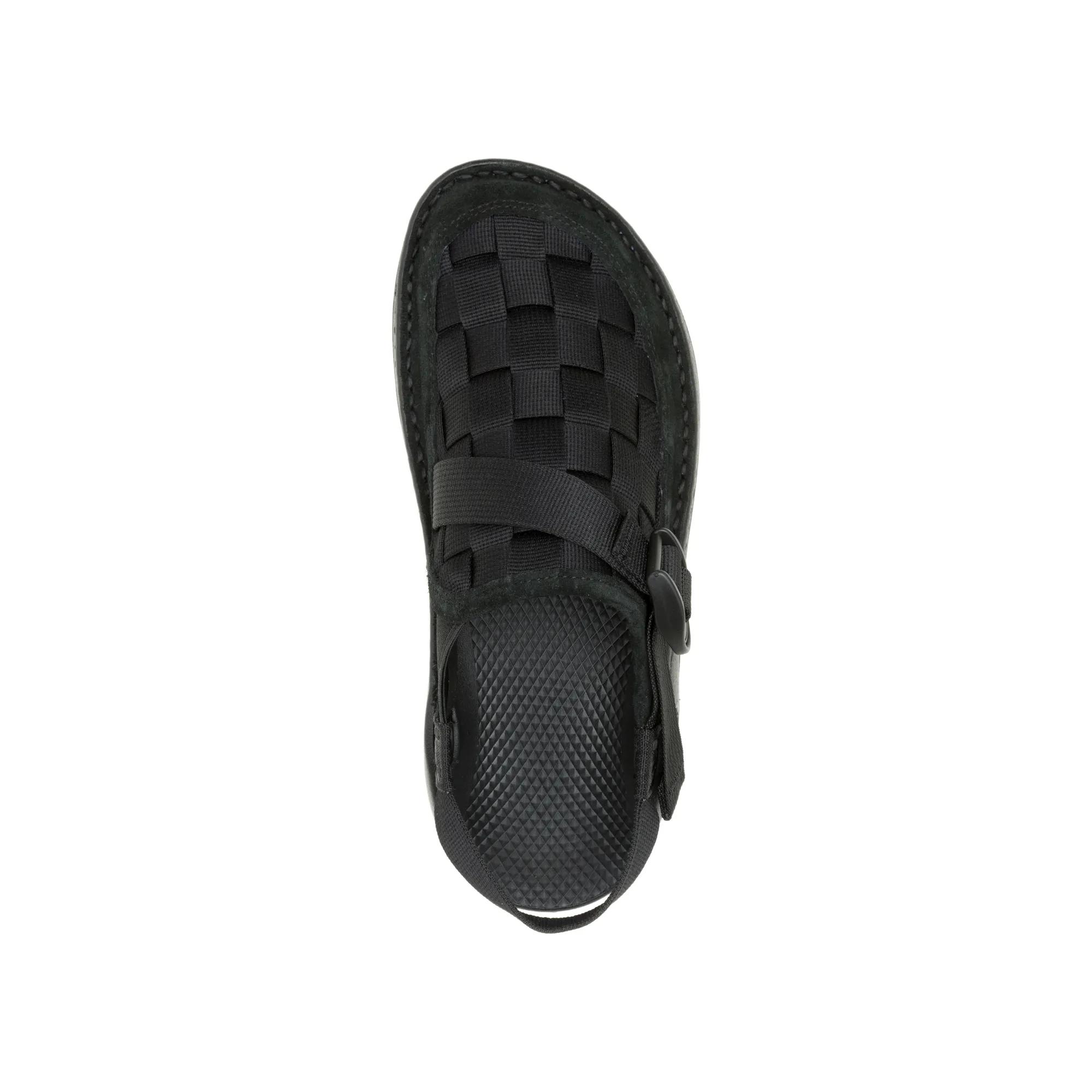Canyon Woven Clog, Triple Black, dynamic 3