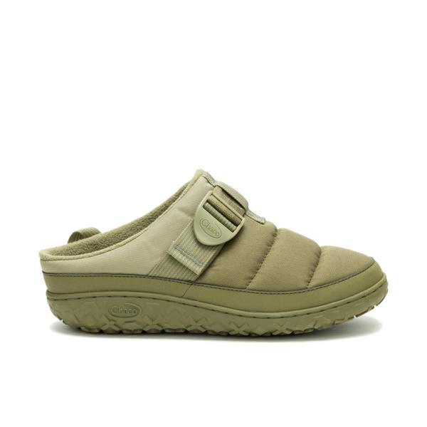 Ramble Rugged Canvas Clog, Olive, dynamic