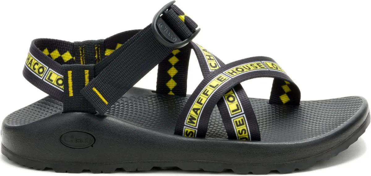 Chaco Black and Yellow Striped Sandals Chaco Men main image 3