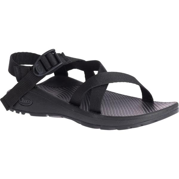 Z/Cloud Adjustable Strap Wide-Width Cushioned Sandal, Solid Black, dynamic