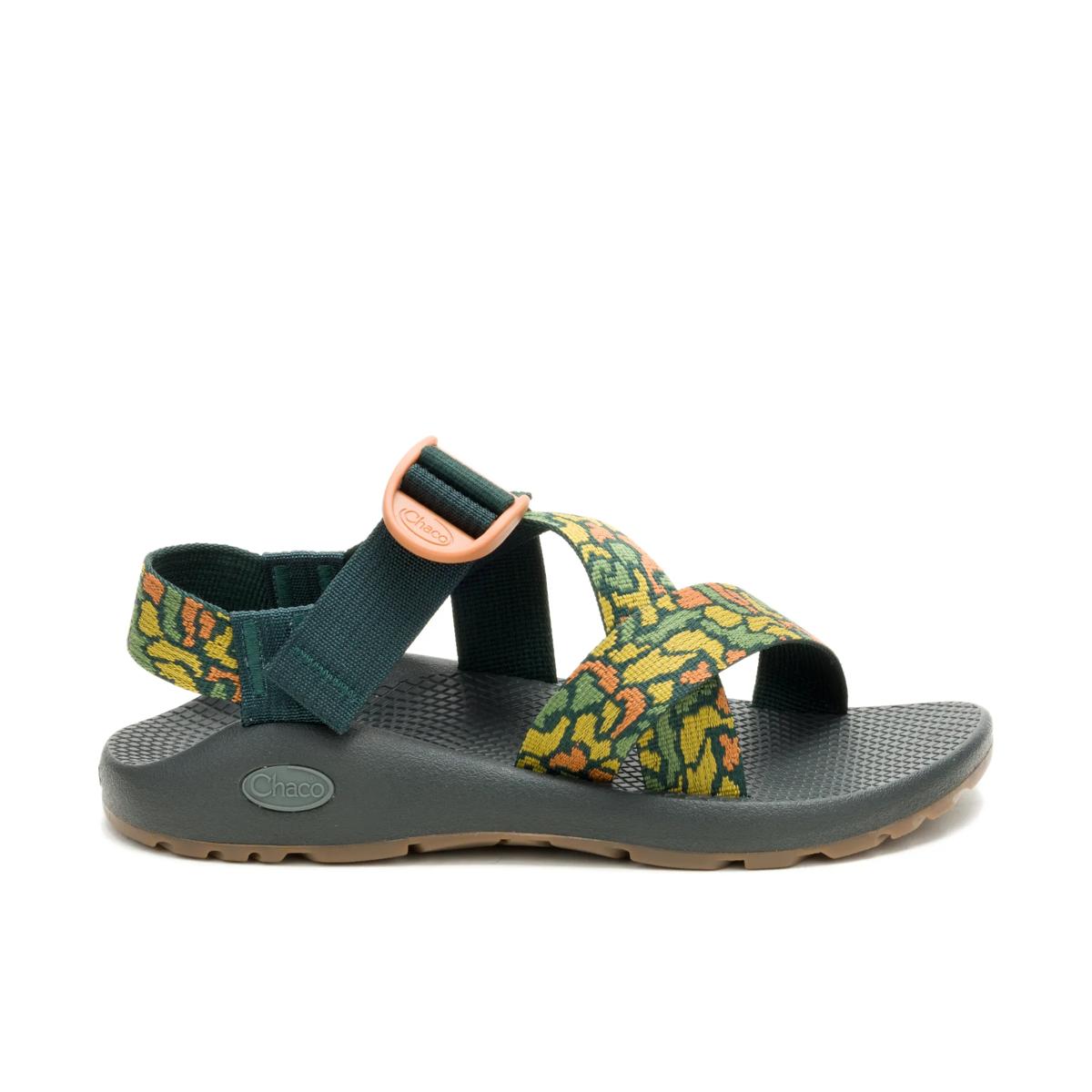 Mega Z/1 Wide-Strap Classic Sandal, Pebble Greenery, dynamic 1