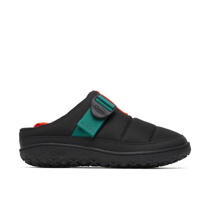 Ramble Rugged Canvas Clog, Black Octane, dynamic