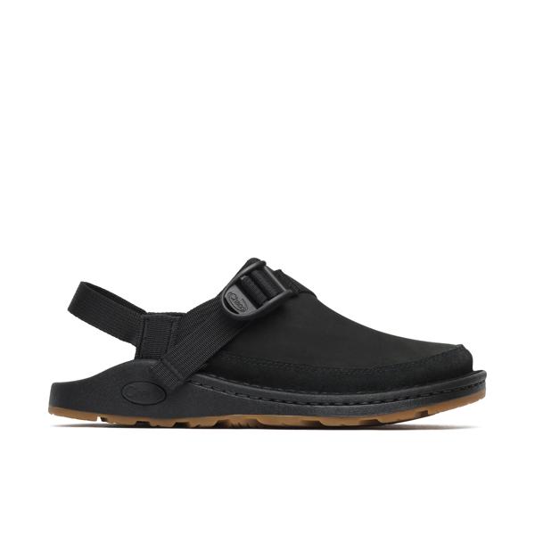 Canyon Leather Clog, Black, dynamic