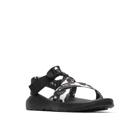 Mega Z/1 Wide-Strap Classic Sandal - Limited Edition, Black + White Cow, dynamic 2