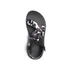 Mega Z/1 Wide-Strap Classic Sandal - Limited Edition, Black + White Cow, dynamic 3
