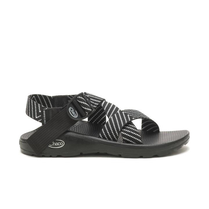 Mega Z/Cloud Wide-Strap Cushioned Sandal, Vibin B+W, dynamic