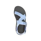 Mega Z/Cloud Wide-Strap Cushioned Sandal, Pucker Hydrangea, dynamic 3