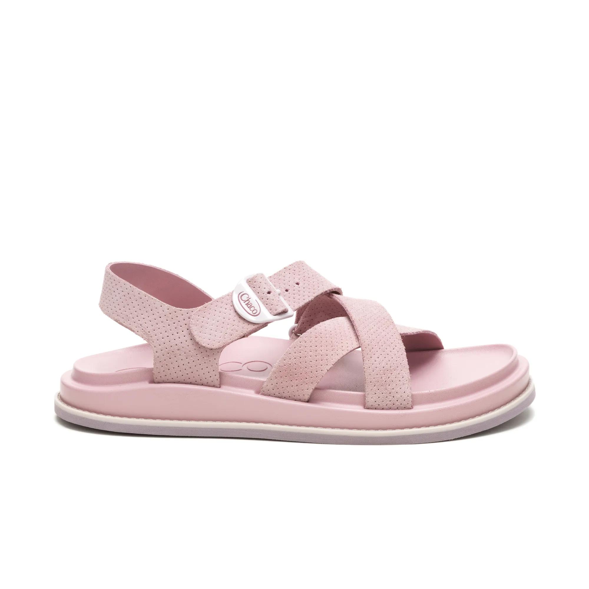 Townes Suede Sandal, Rose Quartz, dynamic 1