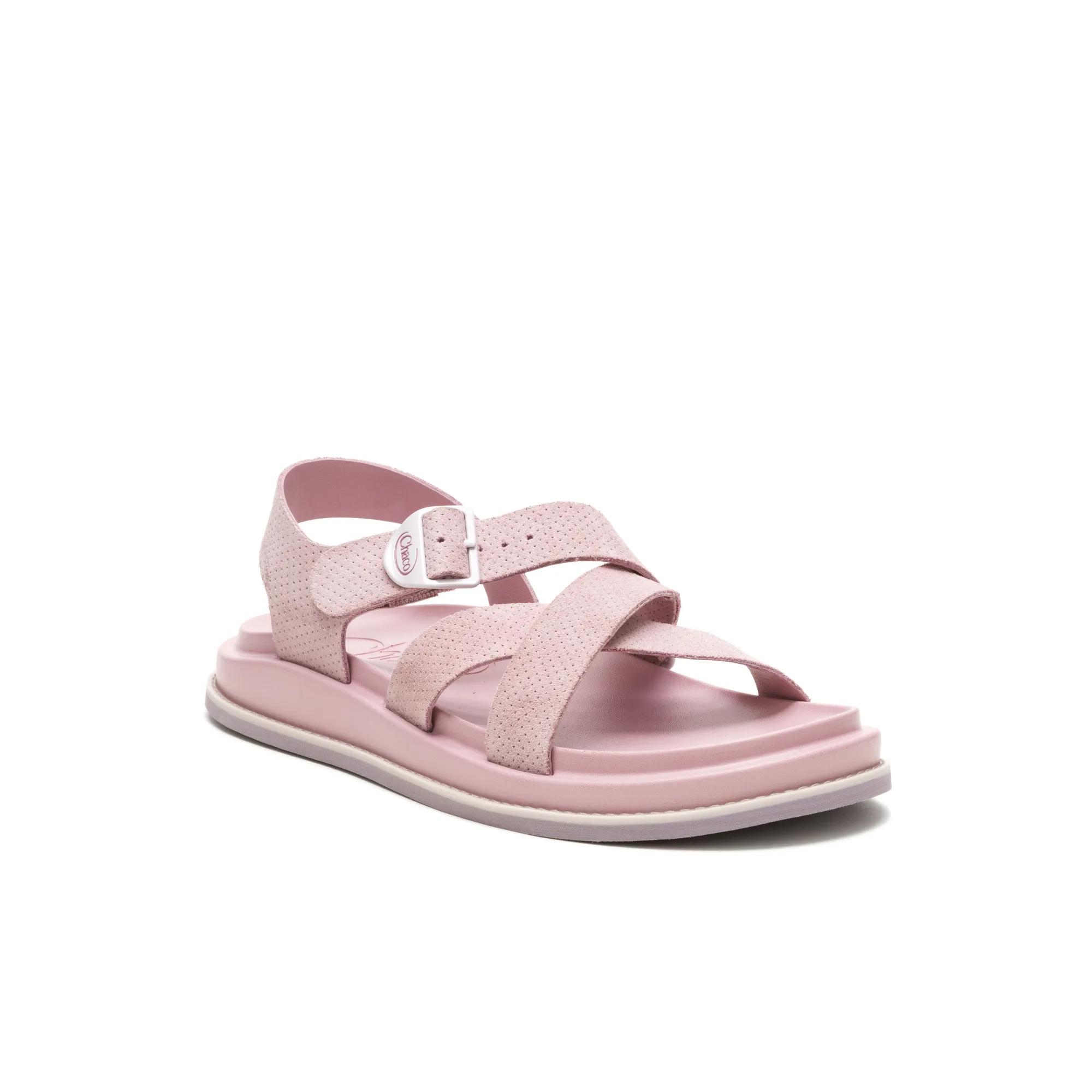 Townes Suede Sandal, Rose Quartz, dynamic 2