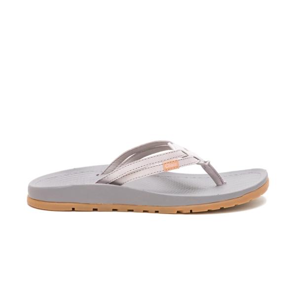 Lowdown Leather Flip Flop, Windswept, dynamic